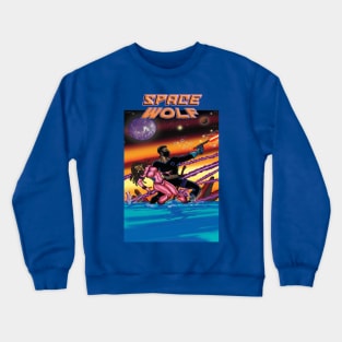 Space Wolf Crewneck Sweatshirt
